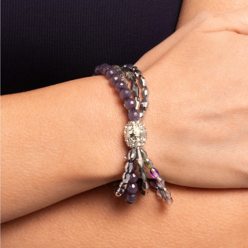“Beaded Boundary” Multi-strand Bracelet